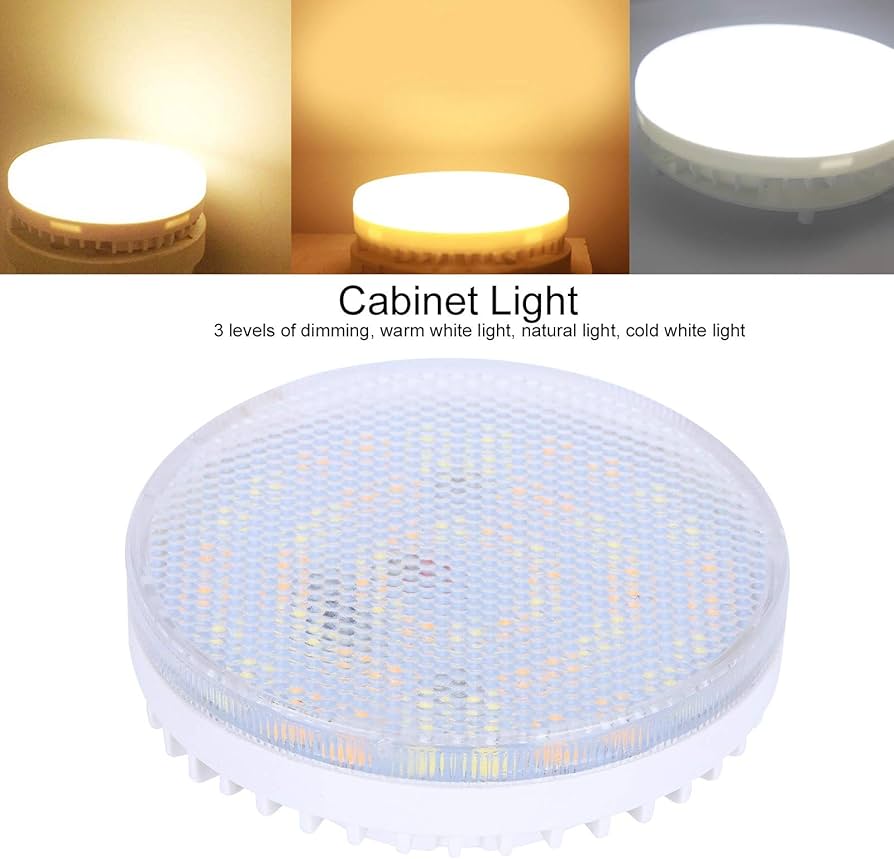 Amazon | 調光可能なライト、GX53ランプヘッドAC100-240V 6W 60